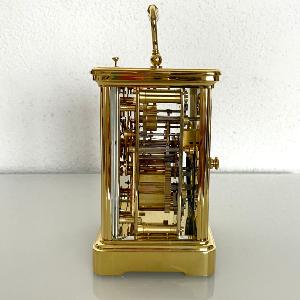 Pendule de voyage Matthew Norman Corniche 1751CC, réveille-matin, sonnerie et répétition