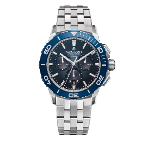 PONTOS S SOLAR chrono bleu acier 42mm  - PT1038-SSL42-430-1
