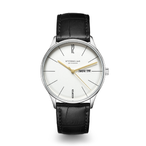 BERLIN argenté cuir noir S01-BE10-HE04