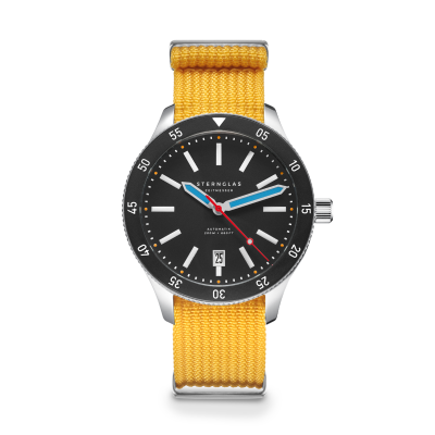 MARUS 2.0 noir rouge nato jaune S02-MA43-FI01