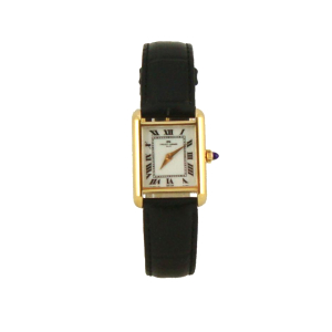 Montre mécanique à remontage manuel femme cuir et boitier plaqué or - Jaquet Girard Z138.119