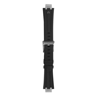 Bracelet caoutchouc noir Aikon 24mm ML640-005023 Maurice Lacroix