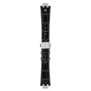 Bracelet cuir noir Aikon 24mm ML800-005035 Maurice Lacroix