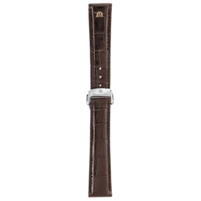 Bracelet cuir marron Masterpiece 21mm ML800-005055 Maurice Lacroix