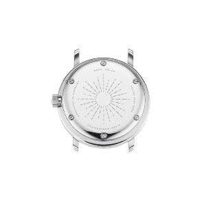 Montre NAOS Solar cadran blanc - Bracelet acier S01-NS01-ME08
