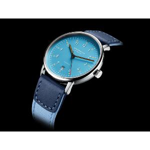 Montre LUMATIK bleue sur cuir bicolore bleu S02-LM17-NY05