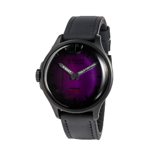 Montre DARKMOON 3339 46.5mm acier grise PVD noir EDITION KAMA