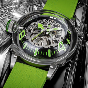 Montre U-65 3344 Automatique 44mm verte acier 