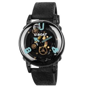 Montre U-65 3353 44mm noir bleu rubber noir PVD
