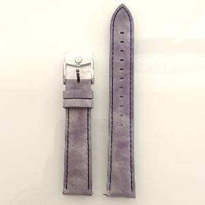 Bracelet cuir gris effet tâcheté 18mm Dufa DF-9001
