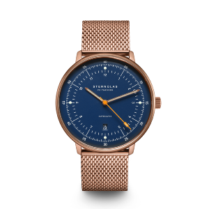 HAMBURG automatique bleu bronze milanais bronze S02-HH46-MI11