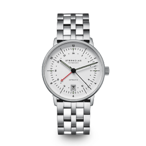NAOS Pro GMT automatique argenté bracelet acier S02-NG10-ME13
