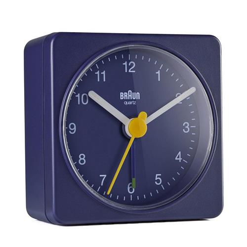 Réveil Braun carré bleu silencieux BC02BL