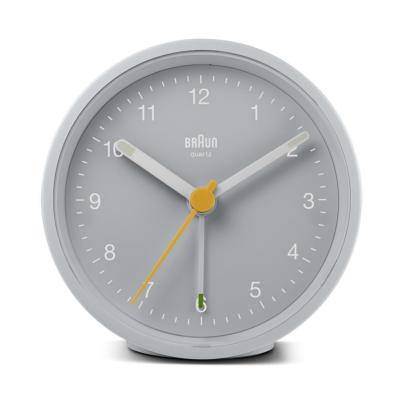 Réveil rond gris Braun BC012G