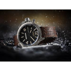 Montre CAPSULE 8809 45mm noire acier