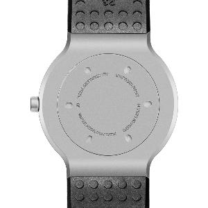 Montre Braun Prestige homme noire et argent 40 mm, bracelet silicone, BN0221BKSLBKG