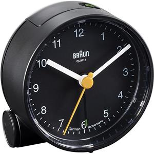 Réveil rond noir Braun BNC001BKBK