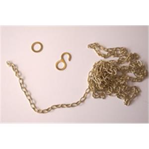 Paire de chaînes pour coucou - vendue avec crochets et anneaux - 2 tailles au choix