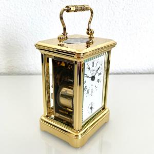 Pendule de voyage L'Epée Corniche moyenne avec réveille-matin 605.58