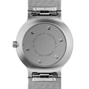 Montre Braun Classic femme blanche 38mm, bracelet acier BN0211WHSLMHL