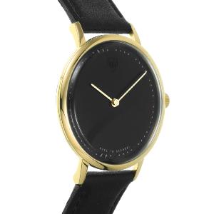 Montre Gropius 2H DuFa dorée noire DF9020-01