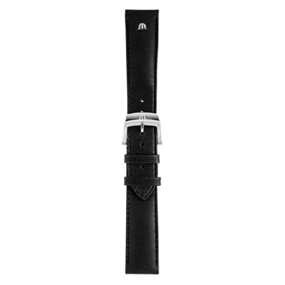 Bracelet cuir noir Eliros 20mm ML740-005010 Maurice Lacroix