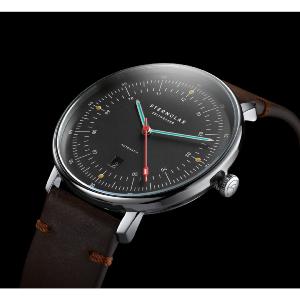 Montre édition limitée HAMBURG AUTOMATIQUE EDITION NEUWERK gris baryté argent S02-HHN11-VI11