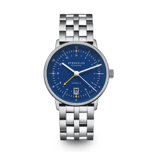 NAOS Pro GMT automatique argenté bracelet acier S02-NG06-ME13