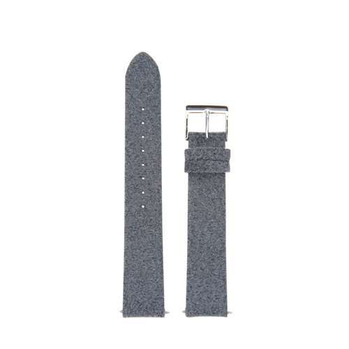 Bracelet de montre en cuir feutré gris Junghans max bill 20mm n°6481