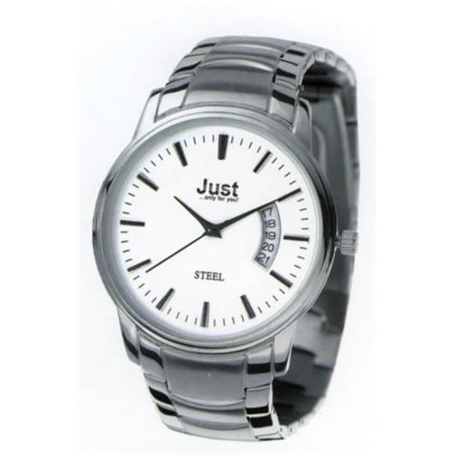 Montre Just Homme Quartz, avec bracelet en acier inoxydable