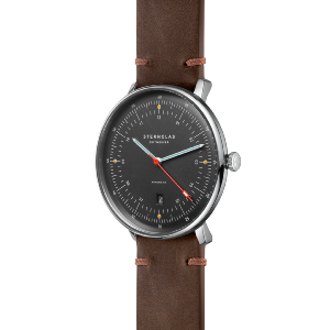 Montre édition limitée HAMBURG AUTOMATIQUE EDITION NEUWERK gris baryté argent S02-HHN11-VI11