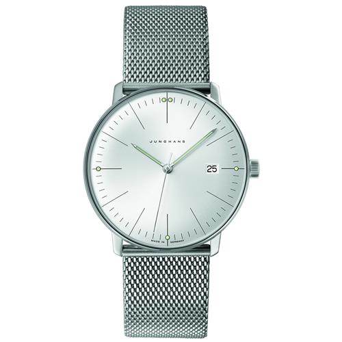 Montre Junghans Max Bill Quartz 041/4463.00, bracelet milanais