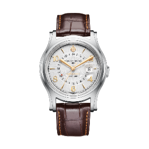 Churchill 1895 GMT blanc - cuir brun - 2811.1GMTA