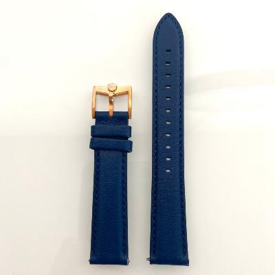 Bracelet cuir bleu 18mm Dufa DF-9001