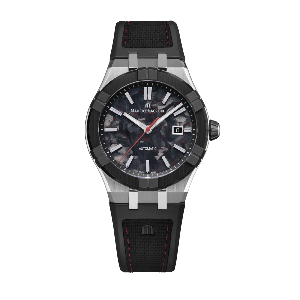 AIKON-IC Automatic Frozen Carbon rouge 43mm AC6008-SSL20-530-2 