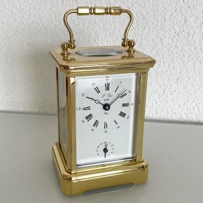 Pendule de voyage L'Epée Corniche moyenne avec réveille-matin 605.58