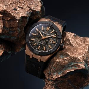 AIKON-IC Automatic Frozen Carbon Bronze 43mm AC6008-BRL20-730-2 