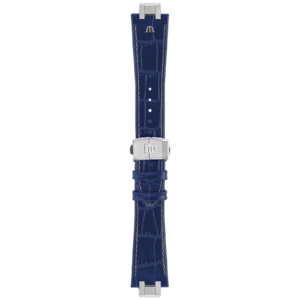 Bracelet cuir bleu Aikon 25mm ML740-005057 Maurice Lacroix