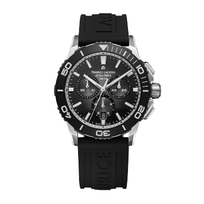 PONTOS S SOLAR chrono noir rubber 42mm  - PT1038-SSL20-330-2