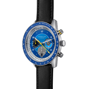 Montre TACHYMETER 2.0 - Bracelet cuir noir S01-TM06-MO01