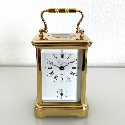 Pendule de voyage L'Epée Corniche moyenne avec réveille-matin 605.58