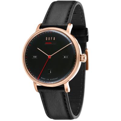 Montre Aalto Automatic Power Reserve DuFa or rose noire DF9024-04