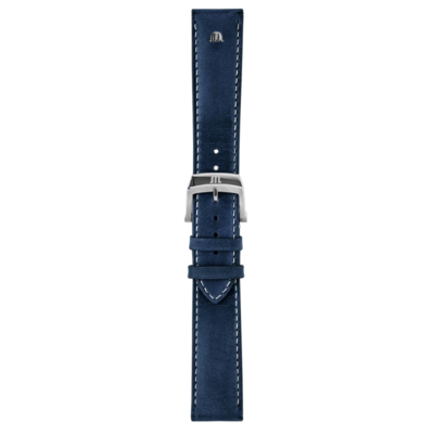 Bracelet cuir bleu Eliros 20mm ML740-005088 Maurice Lacroix