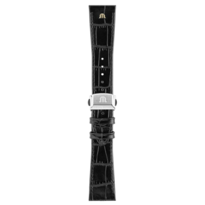 Bracelet cuir noir Pontos 21mm ML800-005006 Maurice Lacroix