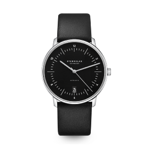NAOS noir argent cuir noir S02-NA53-PR07