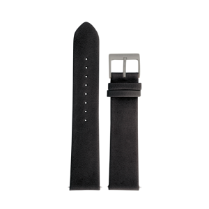 Bracelet de montre en cuir noir Junghans max bill Edition Bauhaus 20mm n°6742