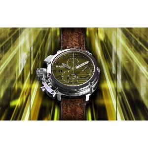 Montre CHIMERA CHRONO Verte 9591 46mm acier