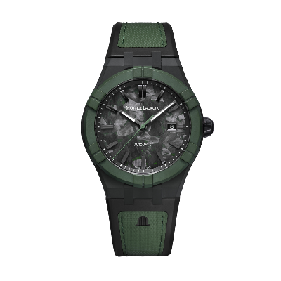 AIKON-IC Automatic Frozen Carbon titane 43mm Forrest Green AC6008-TTL50-630-2 