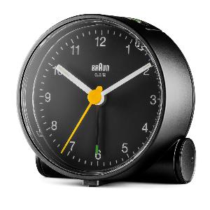 Réveil rond noir Braun BC01B