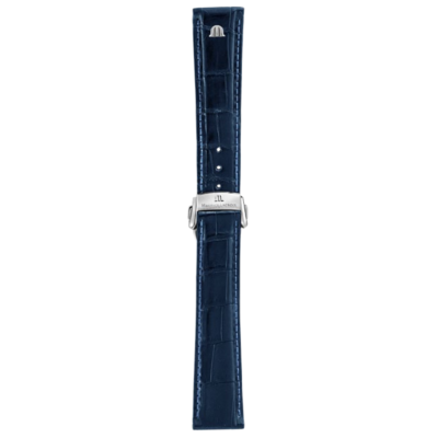 Bracelet cuir bleu Masterpiece 21mm ML800-005057 Maurice Lacroix